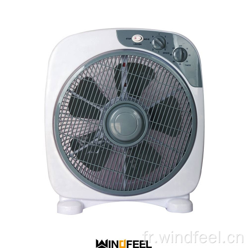 Ventilateur de boîte de piédestal cool de 14 pouces à base ronde